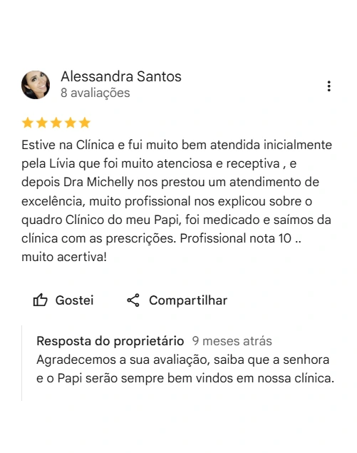 Avaliação real de tutor sobre a SOS Saúde